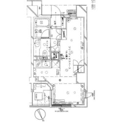 上野駅 徒歩3分 8階の物件間取画像